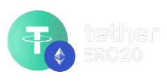 Logo USDT ERC20 – metodo di pagamento accettato su SpinBoss Casinò